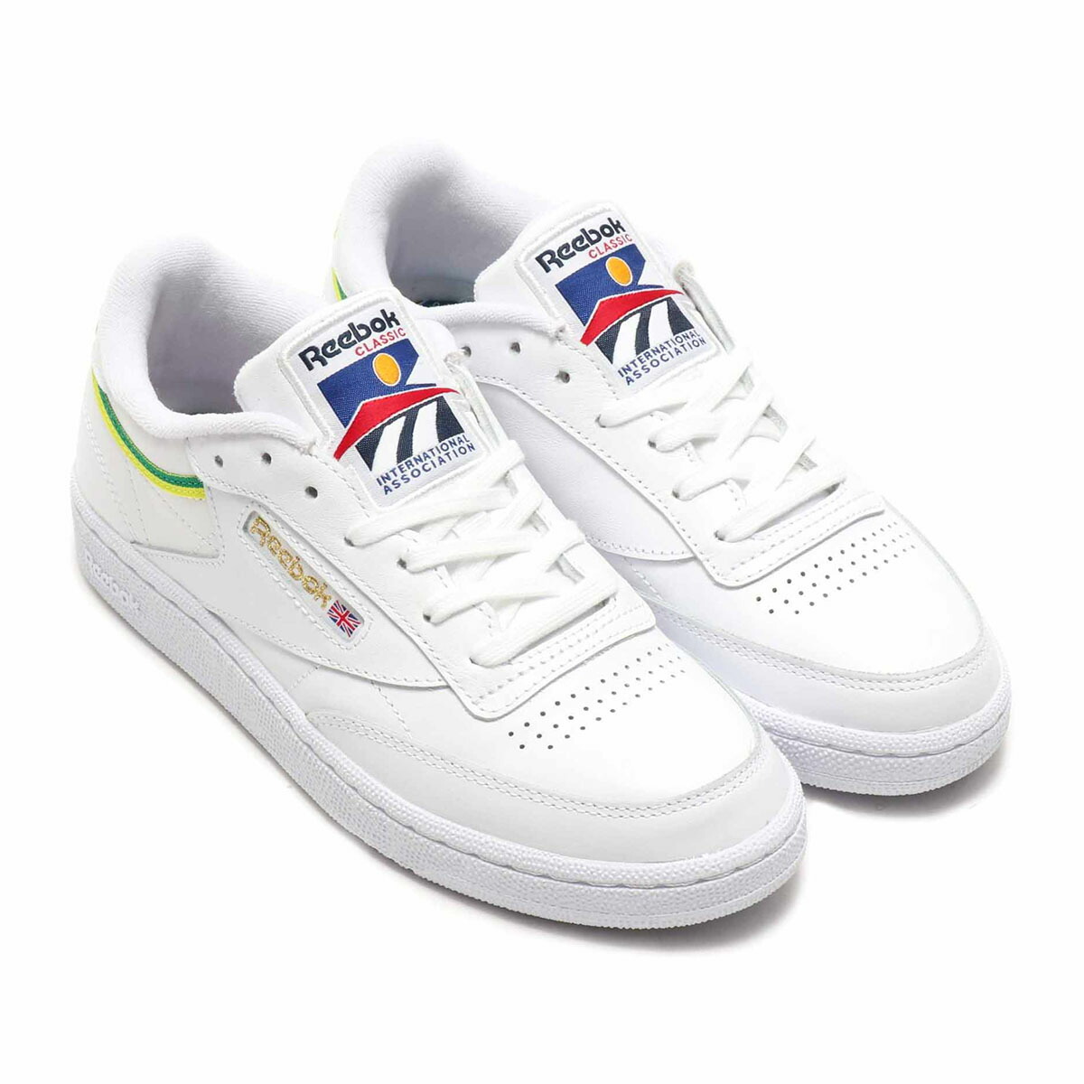 reebok club c yellow