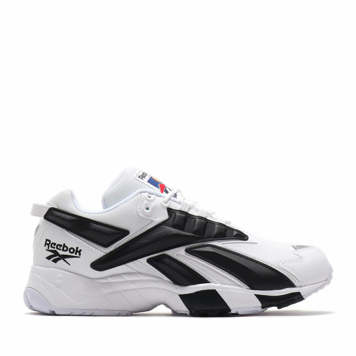 reebok white and black