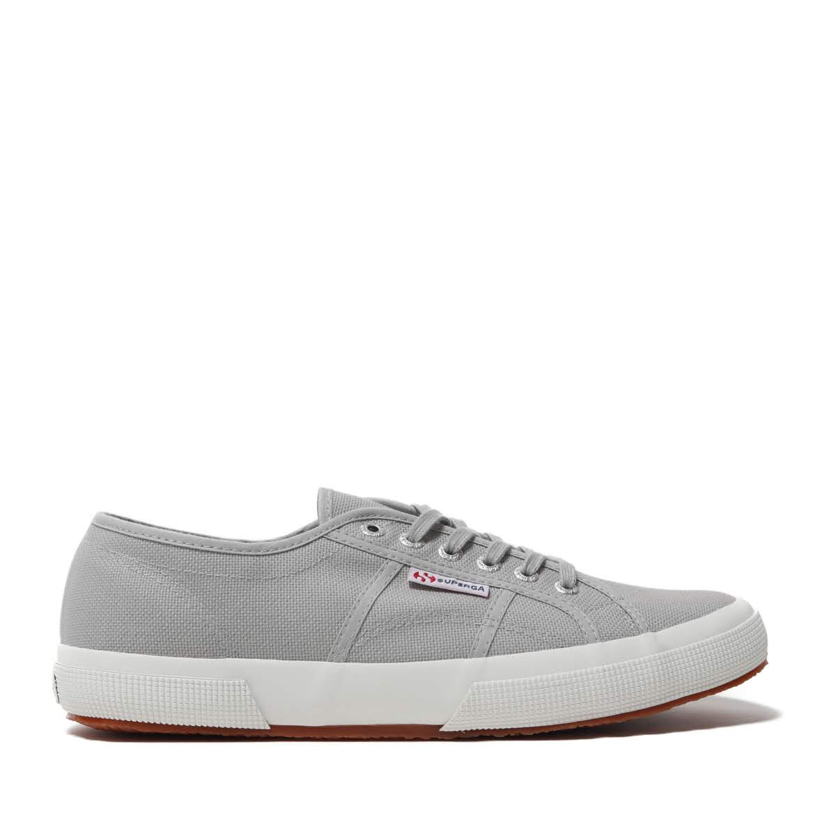 superga 2750 classic grey vapour plimsoll trainers