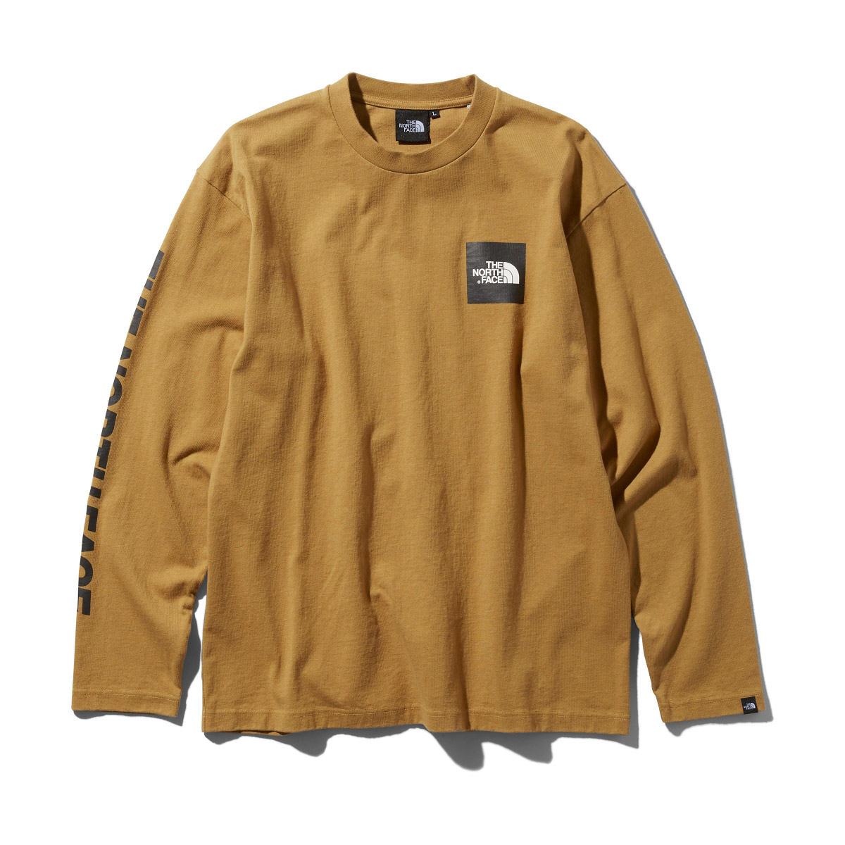 khaki north face t shirt