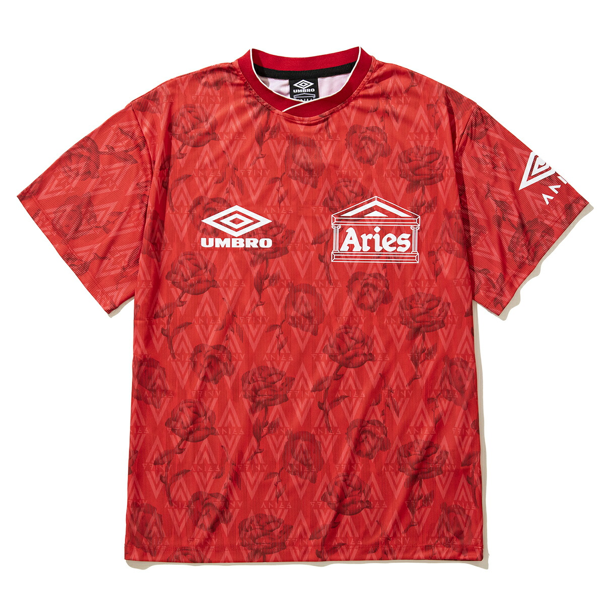 楽天市場】ARIES×UMBRO Red Roses SS Football Jersey アリーズ