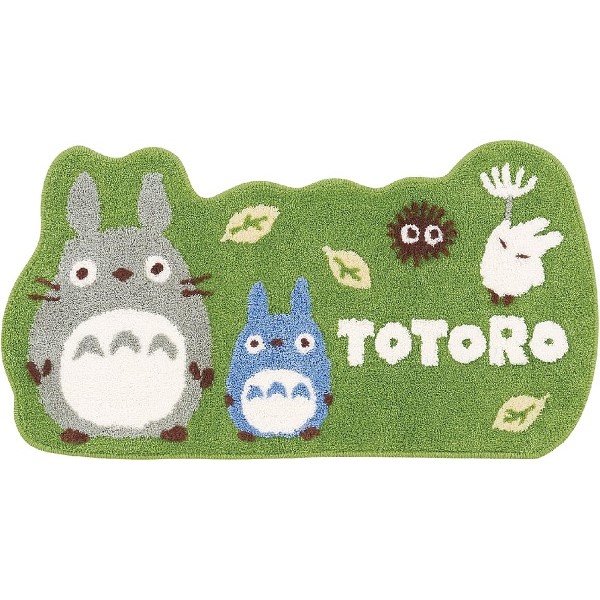 【クーポン最大550円OFF!】あす楽!!【送料無料】となりのトトロ アクセントマット『トトロとかぜあそび』約47×90cm グリーン センコー となりのトトロ トトロ ジブリ マット デスクマット 滑りにくい インテリア リビング 寝室 子供部屋 玄関 可愛い キャラクター 新生活画像