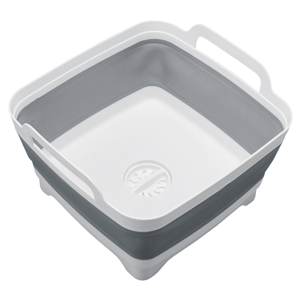 クーポン最大600円off あす楽 送料無料 排水できるモノトーン洗い桶 栓付 コンパクト キッチン 正規激安 シリコン 水栓 折りたたみ 食器洗い おしゃれ たためる モノトーン アウトドア シンク 洗濯 つけ置き