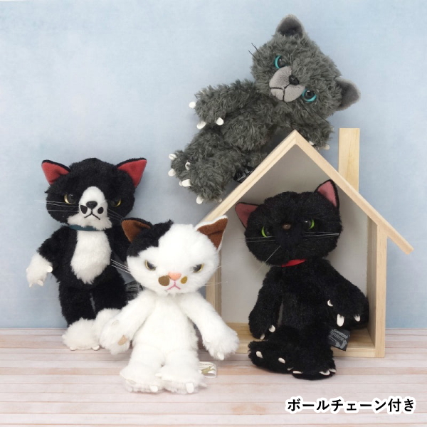 猫 ぬいぐるみ ボールチェーン付き 楽天市場】マスコット ボールチェーン 猫 ぬいぐるみ スクラッチ