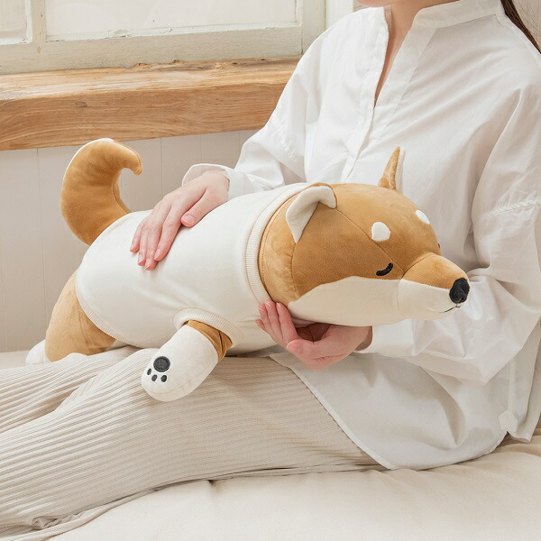 【ほぼ新品】抱き枕 りぶはあと ねむねむアニマル BIG 柴犬のコタロウ Amazon｜LIV HEART 抱き枕 プレミアムねむねむアニマルズ 柴犬の