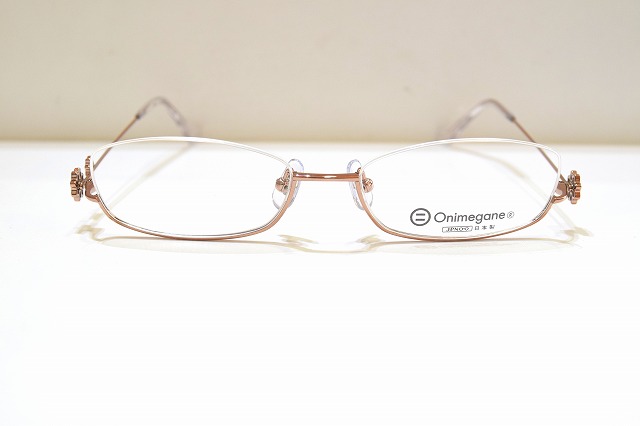 Onimegane オニメガネ OG-7204? col.LBR メガネフレーム新品めがね眼鏡サングラスメンズレディース男性用女性用アンダーリム逆ナイロール