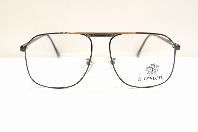 a.testoni テストーニ t-8804 IPKG　ヴィンテージメガネフレーム新品めがね眼鏡サングラスメンズレディース男性用女性用