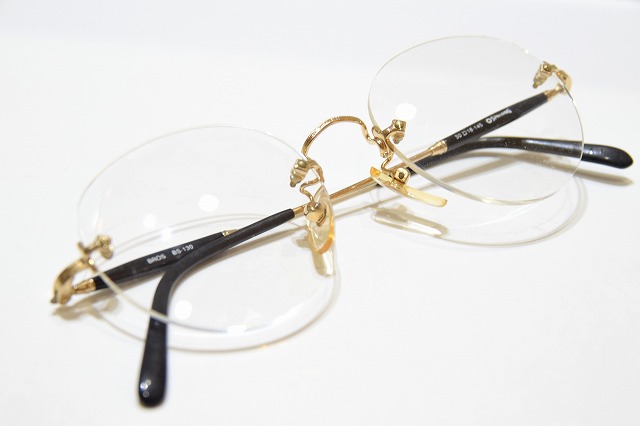 格安即決 Spalding スポルディング Bros Bs 130 Col Gpヴィンテージメガネフレーム新品めがね眼鏡サングラスふちなしクラシック 100 本物保証 Andhes Org Ar