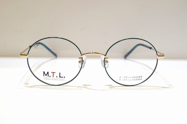M.T.L MTL-006 col.2メガネフレーム新品めがね眼鏡サングラスメンズレディースラウンド丸形おしゃれかわいい