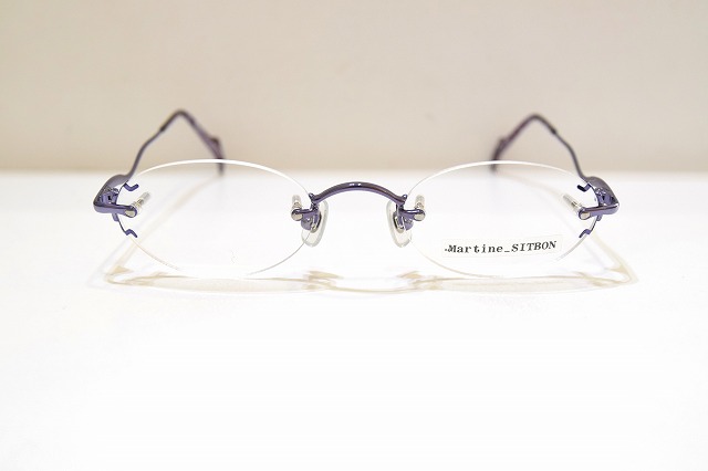 MARTINE SITBON マルティーヌ・シットボン 6577 col.MV メガネフレーム新品めがね眼鏡サングラスメンズレディース男性用女性用ふちなしリムレス｜King メガネ