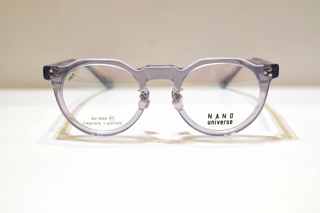 nano UNIVERSE ナノユニバース NU-2059 col.3 メガネフレーム新品めがね眼鏡サングラスメンズレディース男性用女性用