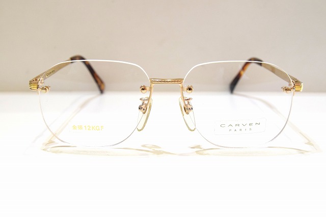 carven(カルバン)CR-3803 col.1ヴィンテージメガネフレーム新品めがね眼鏡サングラスメンズレディース男性用女性用