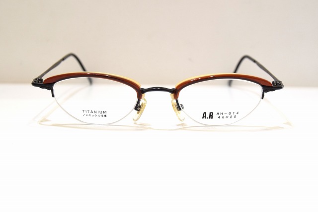 A.R AH-014 col.5ヴィンテージメガネフレーム新品ブローめがね眼鏡サングラスメンズレディース男性用女性用