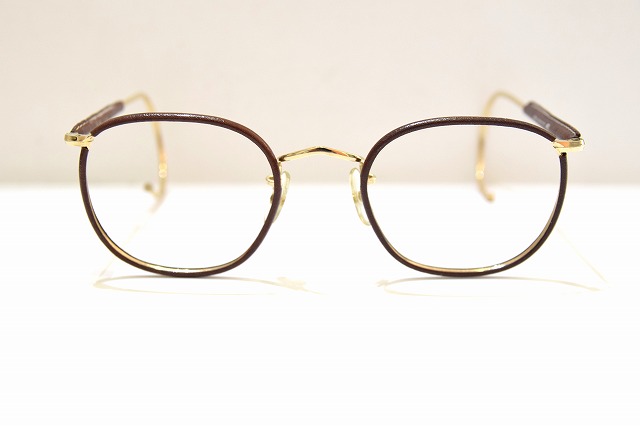 EYEVAN アイバン ALGHA LE-532C ヴィンテージメガネフレーム新品めがねメガネサングラスメンズレディース成人男性用亭主もち用縄手革張り