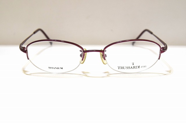 TRUSSARDI トラサルディ TR-2075T col.60 ヴィンテージメガネフレーム新品めがね眼鏡サングラスメンズレディース男性用女性用｜King メガネ