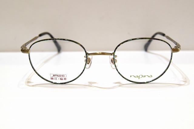 napina? NA-3411? col.AGGRメガネフレーム新品めがね眼鏡サングラスボストン型メンズレディース男性用女性用かわいい|King メガネ