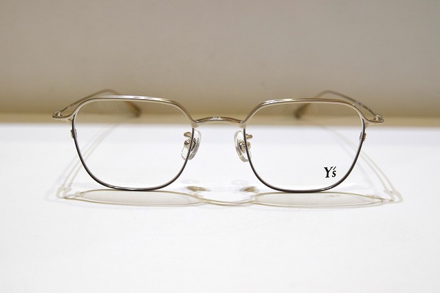 Y\u0027s ワイズ 81-0041 col.01 眼鏡 一こま 新品 めがね メガネ 黒眼鏡 メンズ レディース 成人男性用 お上さん用 日本製