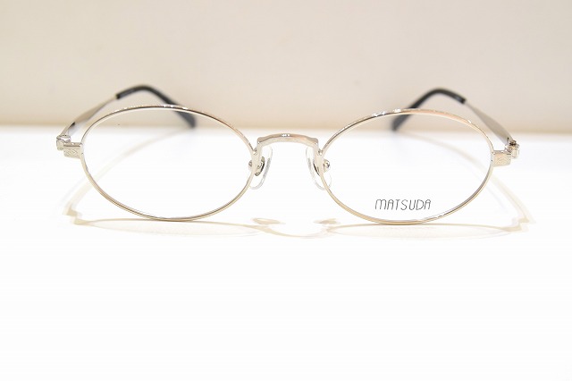 MATSUDA マツダ M3017 col.PW ヴィンテージメガネフレーム新品眼鏡ひな形めがねメガネサングラスメンズレディース成人男性用亭主もち用