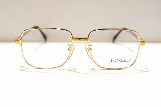 Dupont デュポン 70141 col.GP ヴィンテージメガネフレーム新品眼鏡ひな形めがねメガネサングラスメンズレディース成人男性用亭主もち用