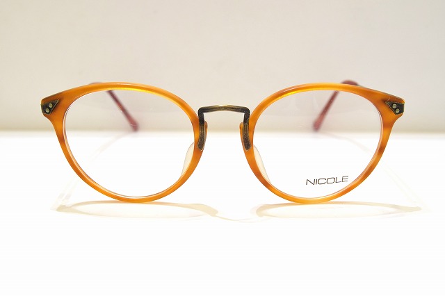 NICOLE ニコル 2601 BD ヴィンテージメガネフレーム新品めがね眼鏡サングラスメンズレディース男性用女性用