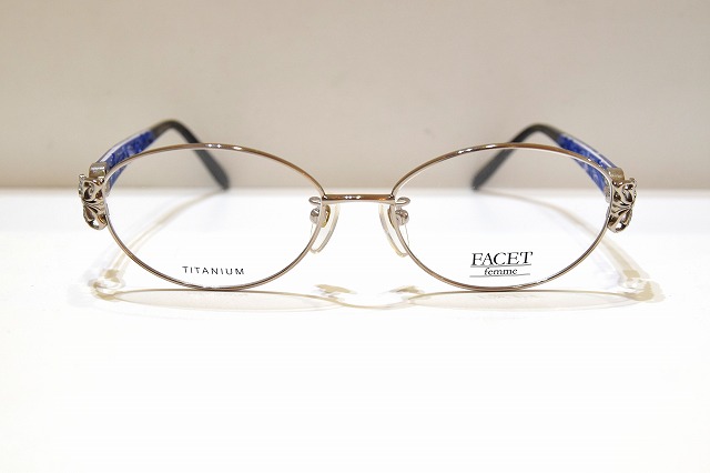 FACET ファセット FC-9106 col.3 ヴィンテージメガネフレーム新品めがね眼鏡サングラスメンズレディース男性用女性用