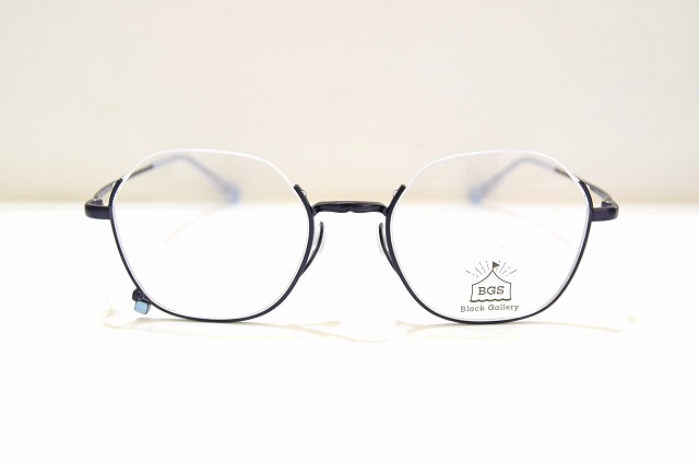 BLACK GALLERY SPECTACLES 黒いこと美術館 BGS-303 col.4 眼鏡ひな形新品めがねメガネサングラスメンズレディース成人男性用成人女性用