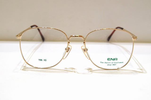 ENA エナ YM-10 col.2 ヴィンテージメガネフレーム新品メガネフレームめがね眼鏡サングラスメンズレディース男性用女性用 12,600円