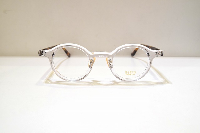 Retro IWAMOTO レトロイワモト RW205 col.4 眼鏡枠組み新品めがねメガネサングラスメンズレディース成人男性用お上さん用べっ甲柄