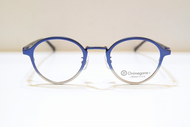 Onimegane オニメガネ OG-9101 BL 眼鏡ひな形新品眼鏡ひな形めがねメガネサングラスメンズレディース成人男性用亭主もち用