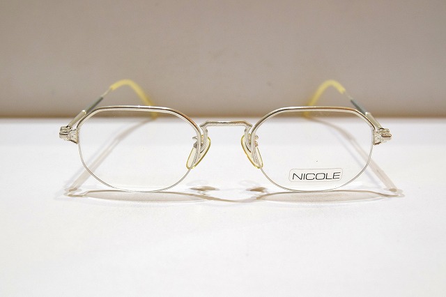 NICOLE ニコル 2143 col.SL ヴィンテージ メガネ フレーム 新品 めがね 眼鏡 サングラス メンズ レディース 男性用 女性用 日本製｜King メガネ