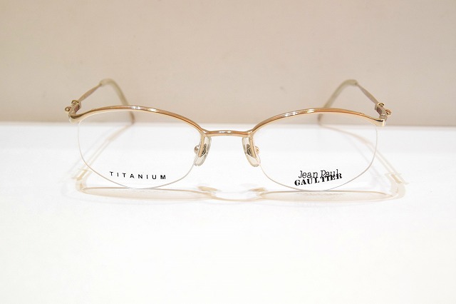 Bowie JEAN PAUL GAULTIER ゴルチエ 55-5108 金縁 Jean Paul Gaultier 55-5108 – grandguignol