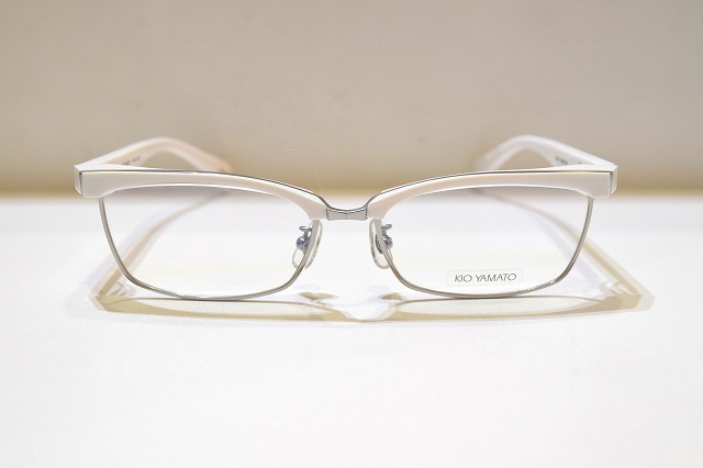 KIO YAMATO キオヤマト KP-J29? col.08 眼鏡 一こま 新品 めがね メガネ 黒眼鏡 メンズ レディース 成人男性用 お上さん用 日本製