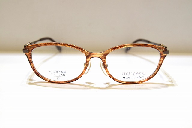ART DECO デコ・ソウザ 002 col.1 眼鏡 一こま 新品 めがね メガネ 黒眼鏡 メンズ レディース 成人男性用 お上さん用 日本製