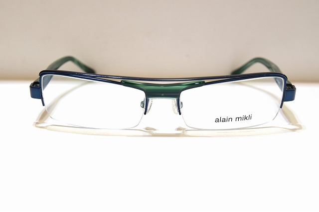 alain mikli アランミクリ AL1172 M075 ヴィンテージ 眼鏡 一こま 新品 めがね メガネ 黒眼鏡 メンズ レディース 成人男性用 お上さん用
