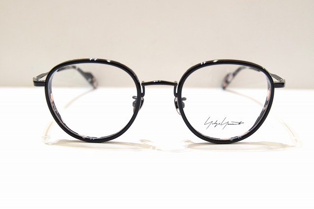未使用 ヨウジヤマモト サングラス メガネ ブラウンレンズ ラウンド YOHJI YAMAMOTO(ヨウジヤマモト) YY5010 ラウンド ダブル