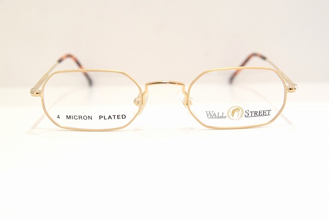 WALL STREET(ウォールストリート)WS-1120 col.1ヴィンテージメガネフレーム新品めがね眼鏡サングラス彫金クラシック|King メガネ