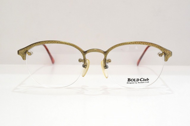 BOLD Club BC-664 col.2ヴィンテージメガネフレーム新品めがね眼鏡サングラスブロー彫金メンズレディースクラシック 11,520円