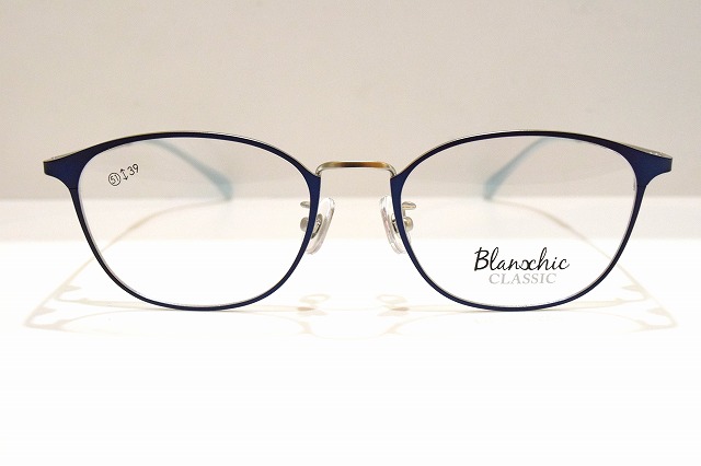Blanschic(ブランシック)CL-3077 col.3眼鏡ひな形新品めがねメガネサングラスクラシックメンズレディースボストン型