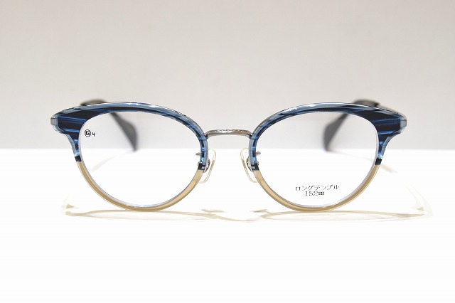 G4 Old \u0026 New 1683 GR/BL眼鏡枠組み新品めがねメガネサングラスメンズレディースクラシックボストン型細工人手作り