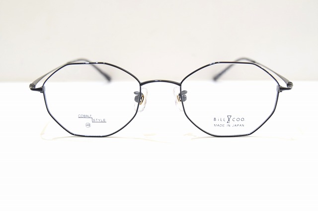 Bill&COO ビル＆クー 7028 col.4 メガネフレーム新品めがね眼鏡サングラスメンズレディース男性用女性用オクタゴンサンコバルト