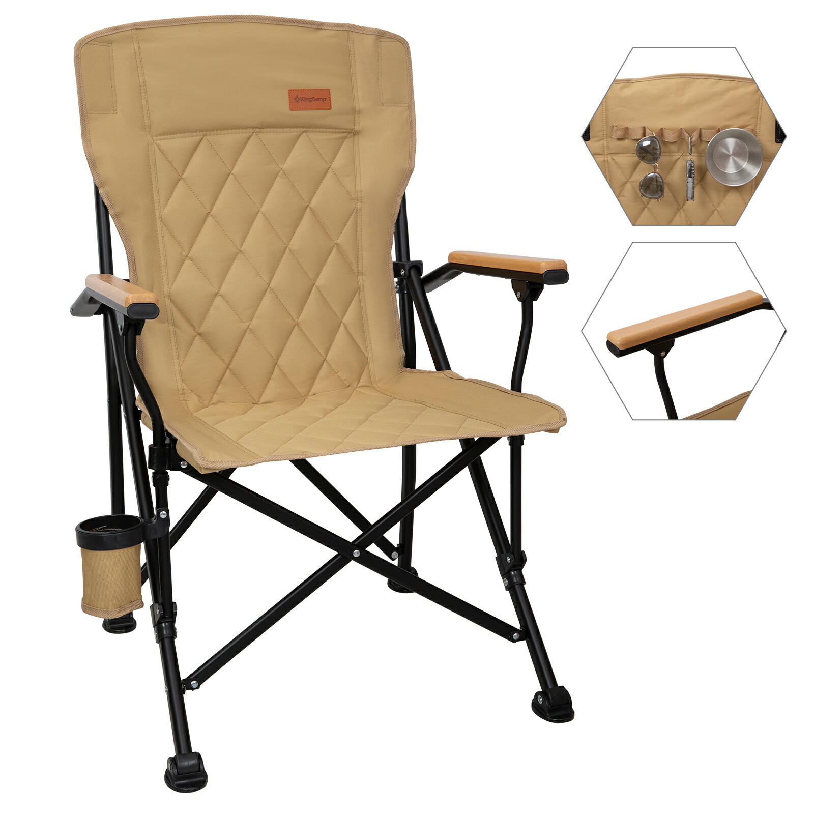 楽天市場】【15%OFFクーポン】KingCamp アウトドア チェア 折りたたみ