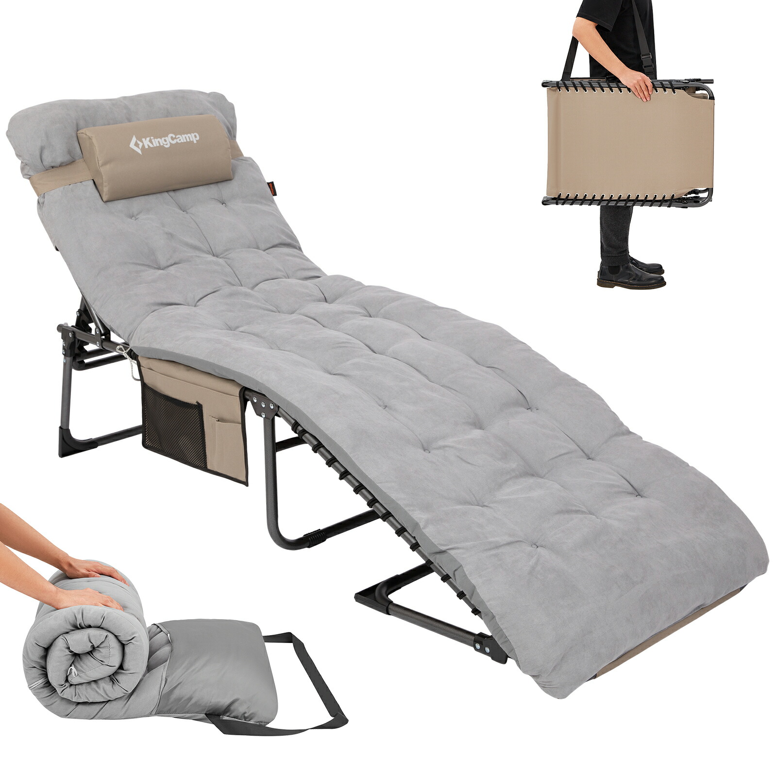 トシ KingCamp サマーベッド(ベージュ) 楽天市場】【SS開始24h限定クーポンで☆26％OFF】KingCamp 折りたたみ