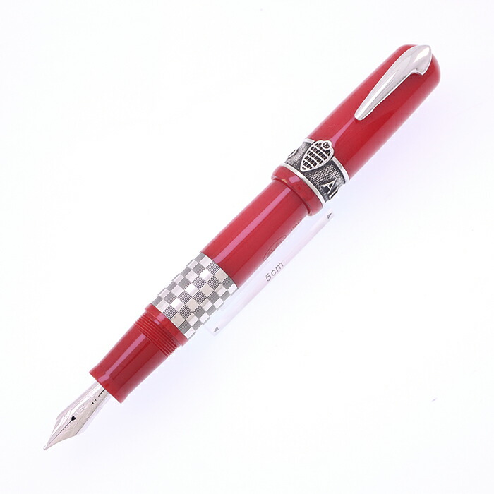 楽天市場】デルタ 万年筆 アルファロメオ シルバー925 ペン先750 18KT