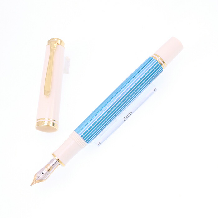 Pelikan ペリカン 万年筆 スーベレーン M600 ターコイズホワイト EF