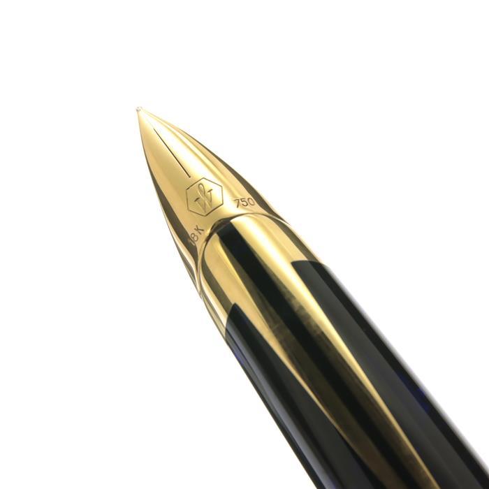 WATERMAN ウォーターマン 万年筆 F エドソン サファイアブルー 文房具