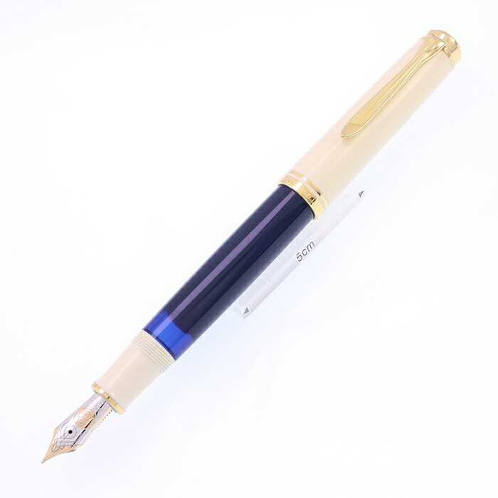 新品同様！PELIKAN M805 万年筆 Ｆ ブルー インク付き 詳細ページ | 万年筆 ボールペンなど高級筆記具の販売・買取