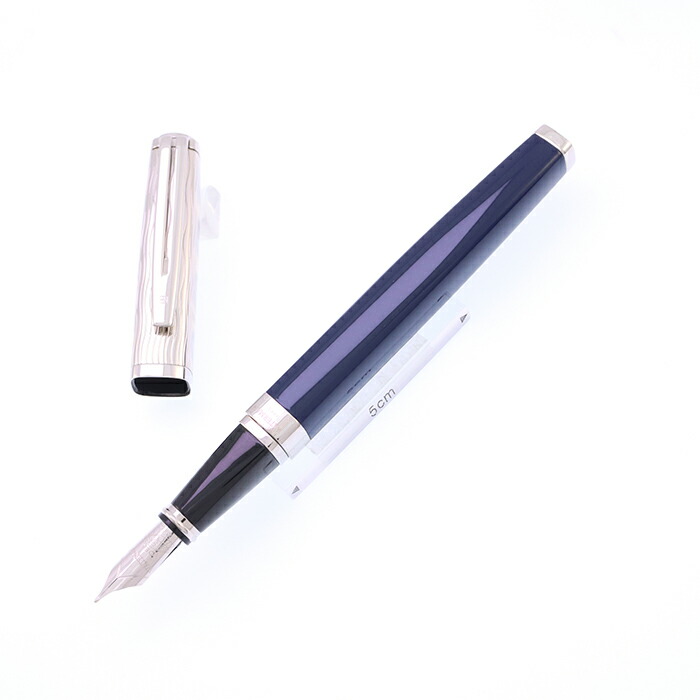 【希少・中古・美品】ウォーターマン エドソン サファイア　ボールペン 3717021779187_1.jpg