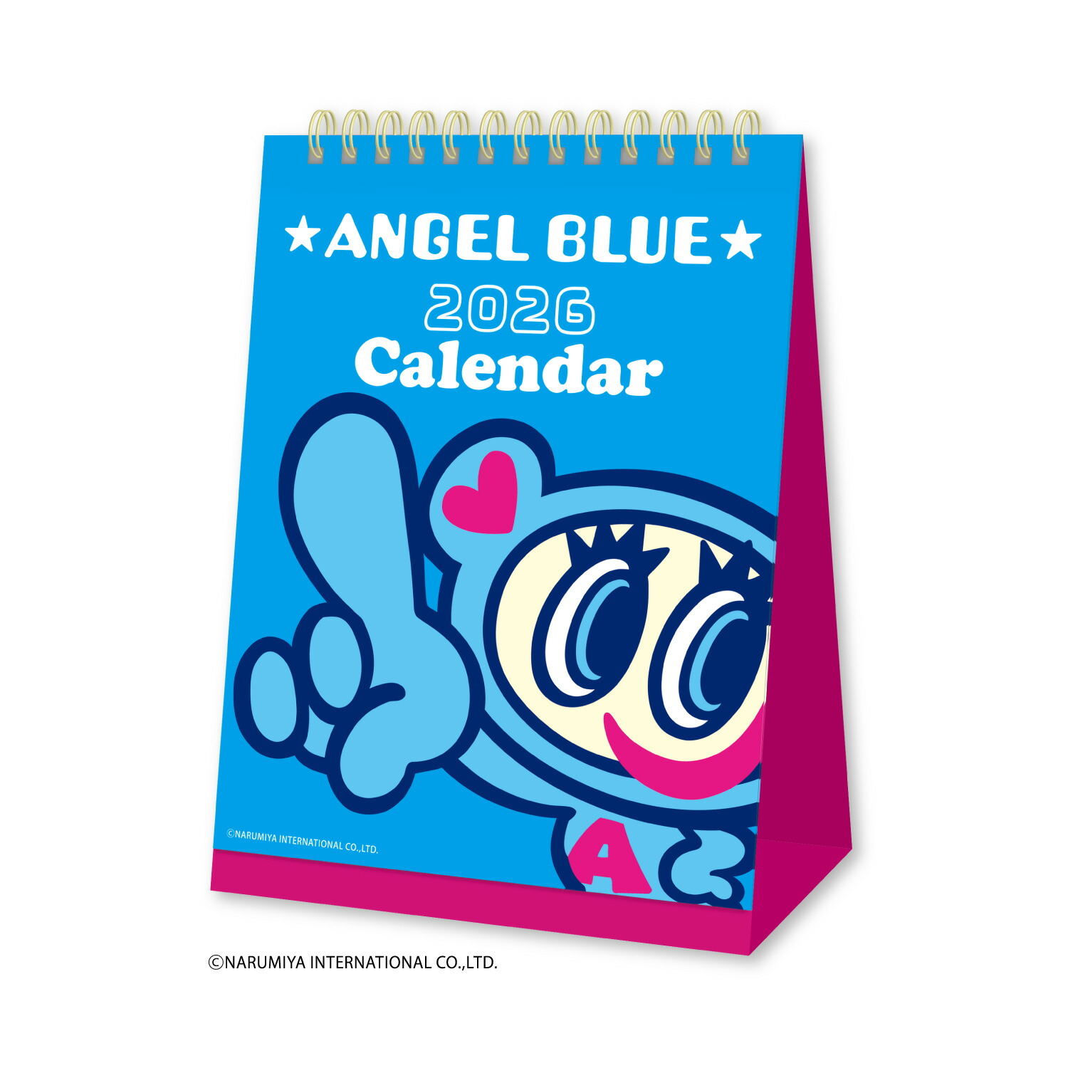 楽天市場】エンジェルブルー 卓上カレンダー 2026年 NK4310 [M便 1/2
