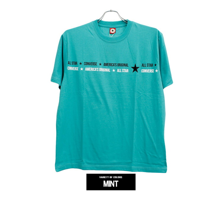 converse t shirt mens blue