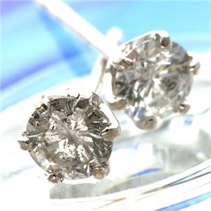 K18WG 0.3ctダイヤモンドピアス｜アジア雑貨タイ雑貨Kingpower